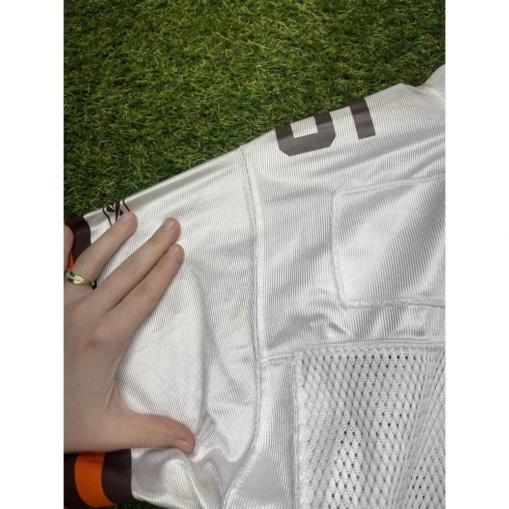 Reebok Cleveland Browns Football Jersey Youth Large #5 Jeff Garcia White NFL